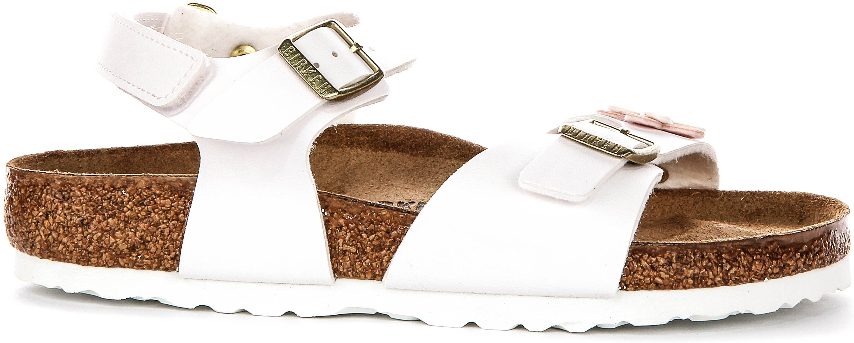 Birkenstock Rio Kids In White For Juniors | Regular Fit Secondary image
