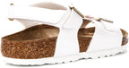Birkenstock Rio Kids In White For Juniors | Regular Fit