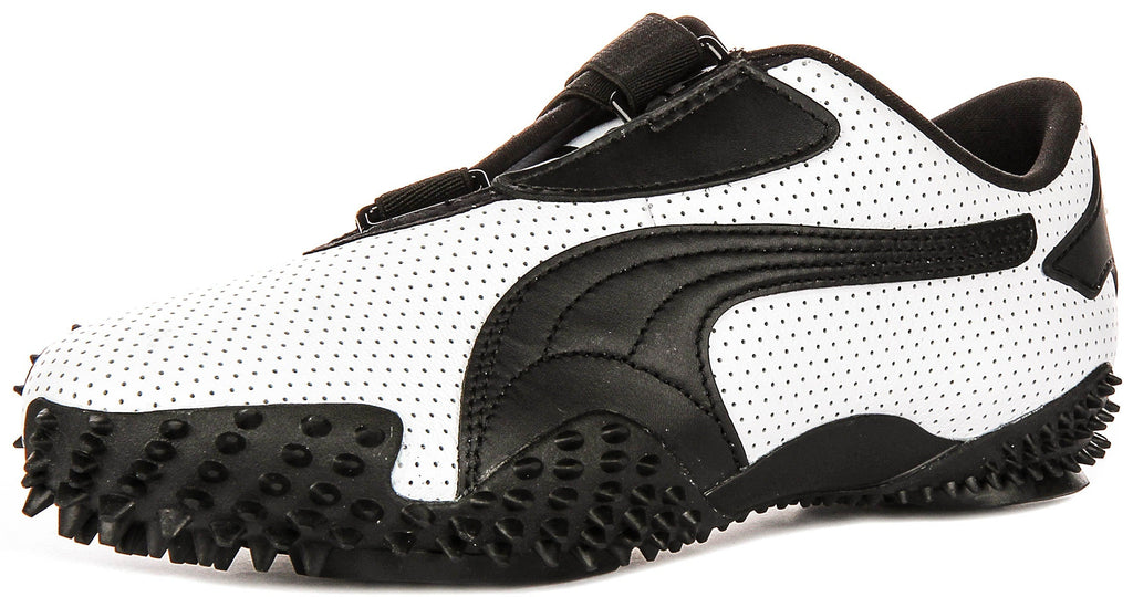 Puma Mostro Perf In White Black
