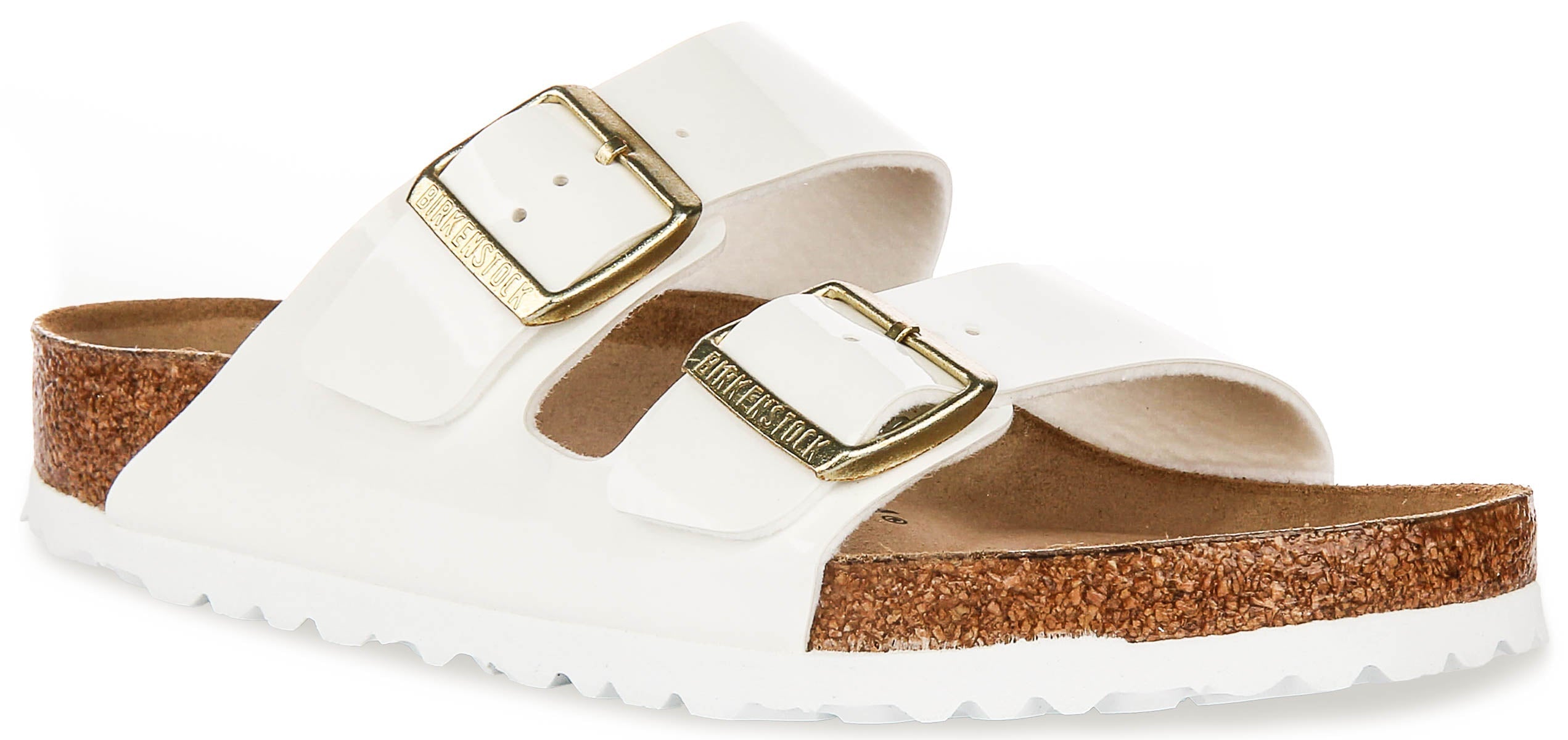 Birkenstock Arizona Bf In White Patent | Regular Fit Main image