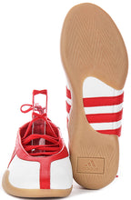 Adidas Taekwondo Ballet In White Red For Women