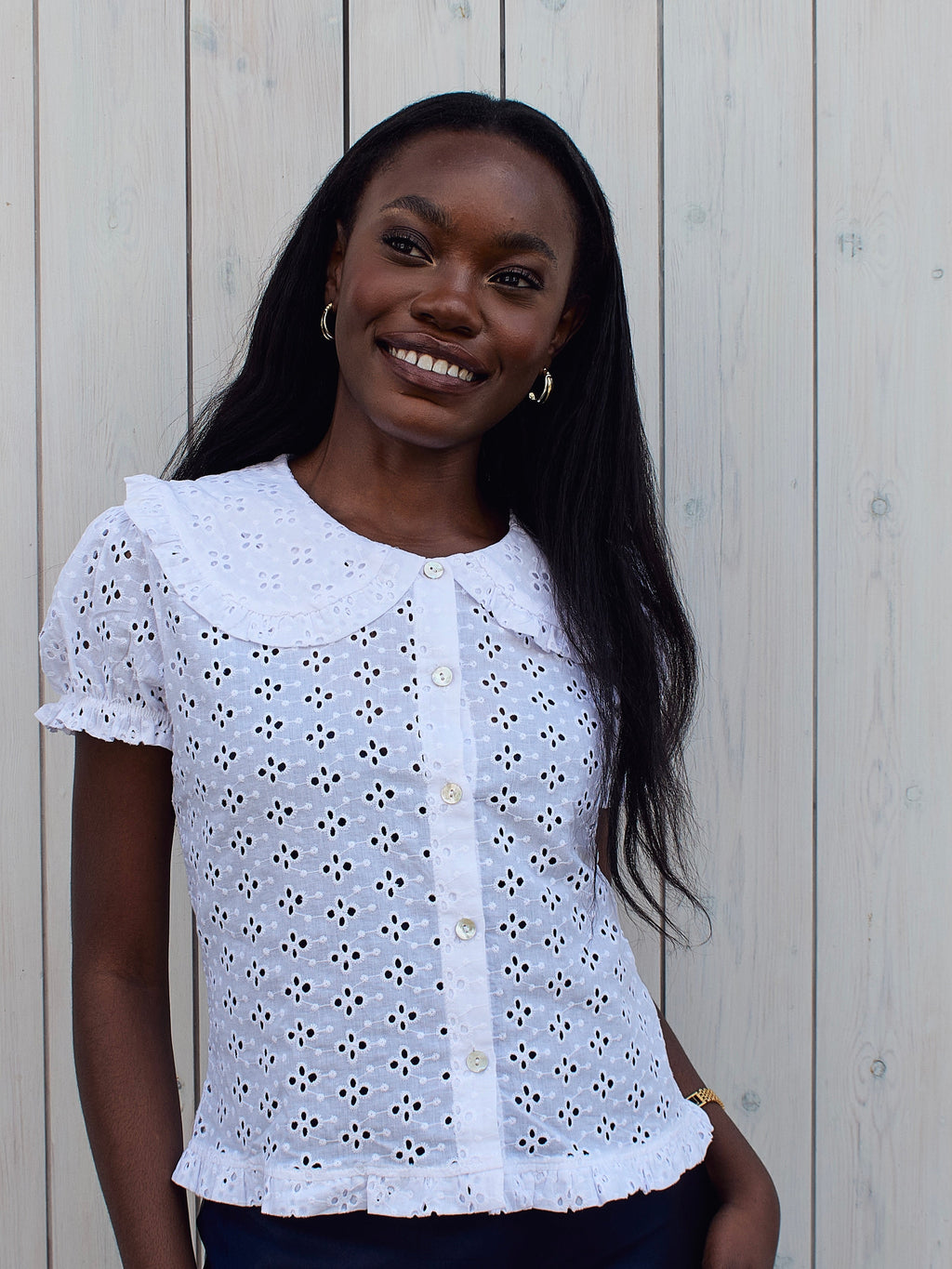 Bonnie Blouse - White