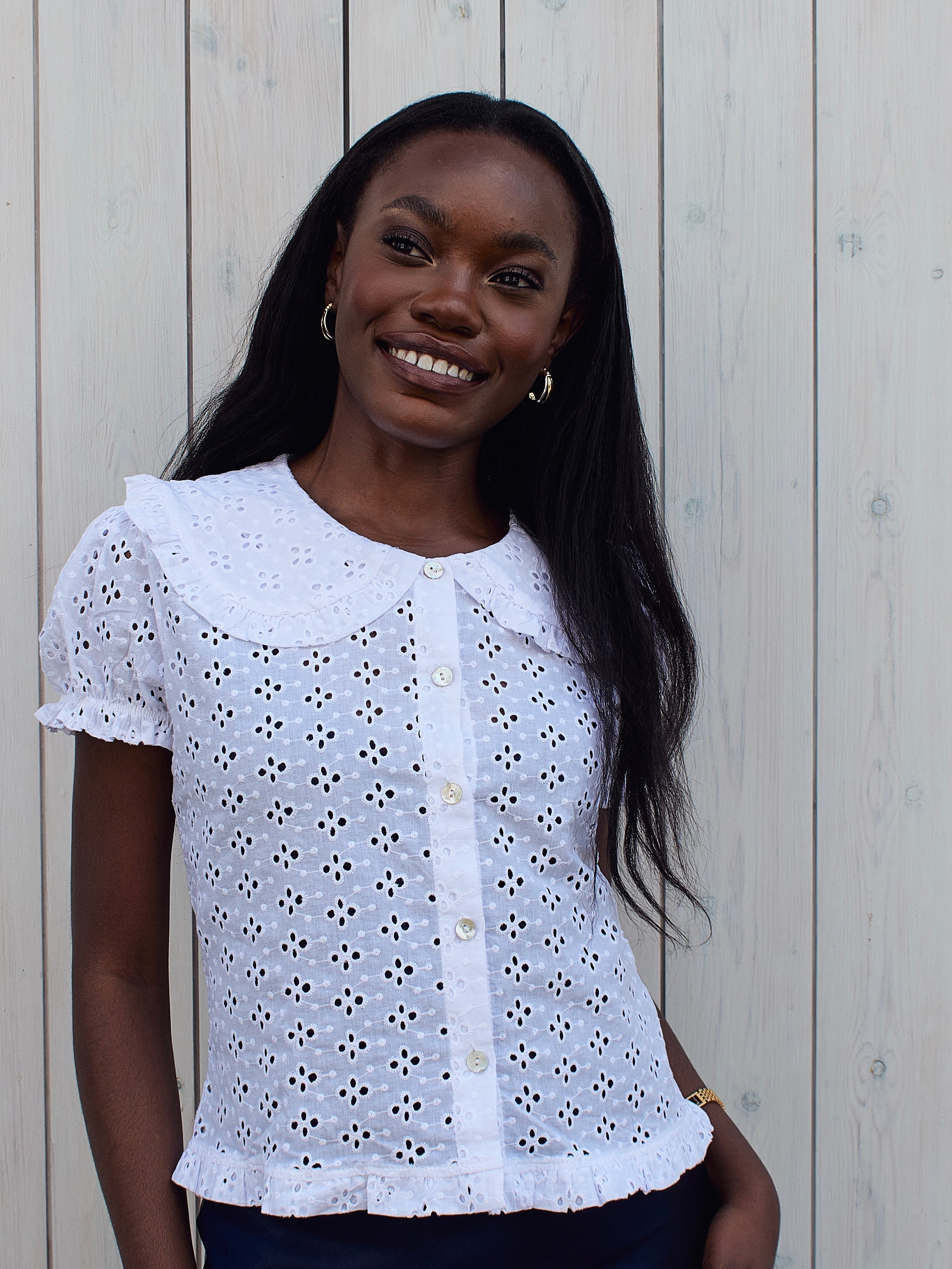Bonnie Blouse - White