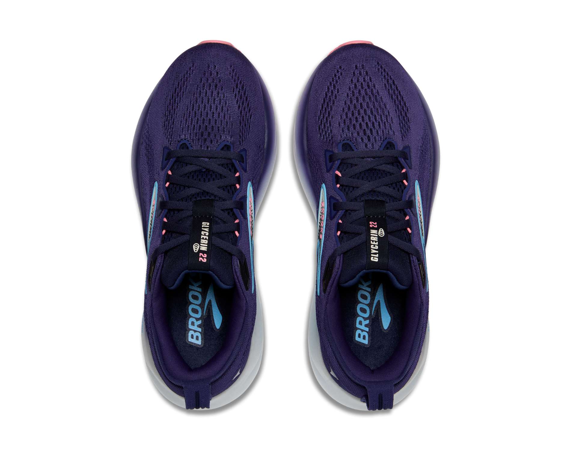 Brooks Glycerin 22 Womens Wide Running Shoes Secondary image