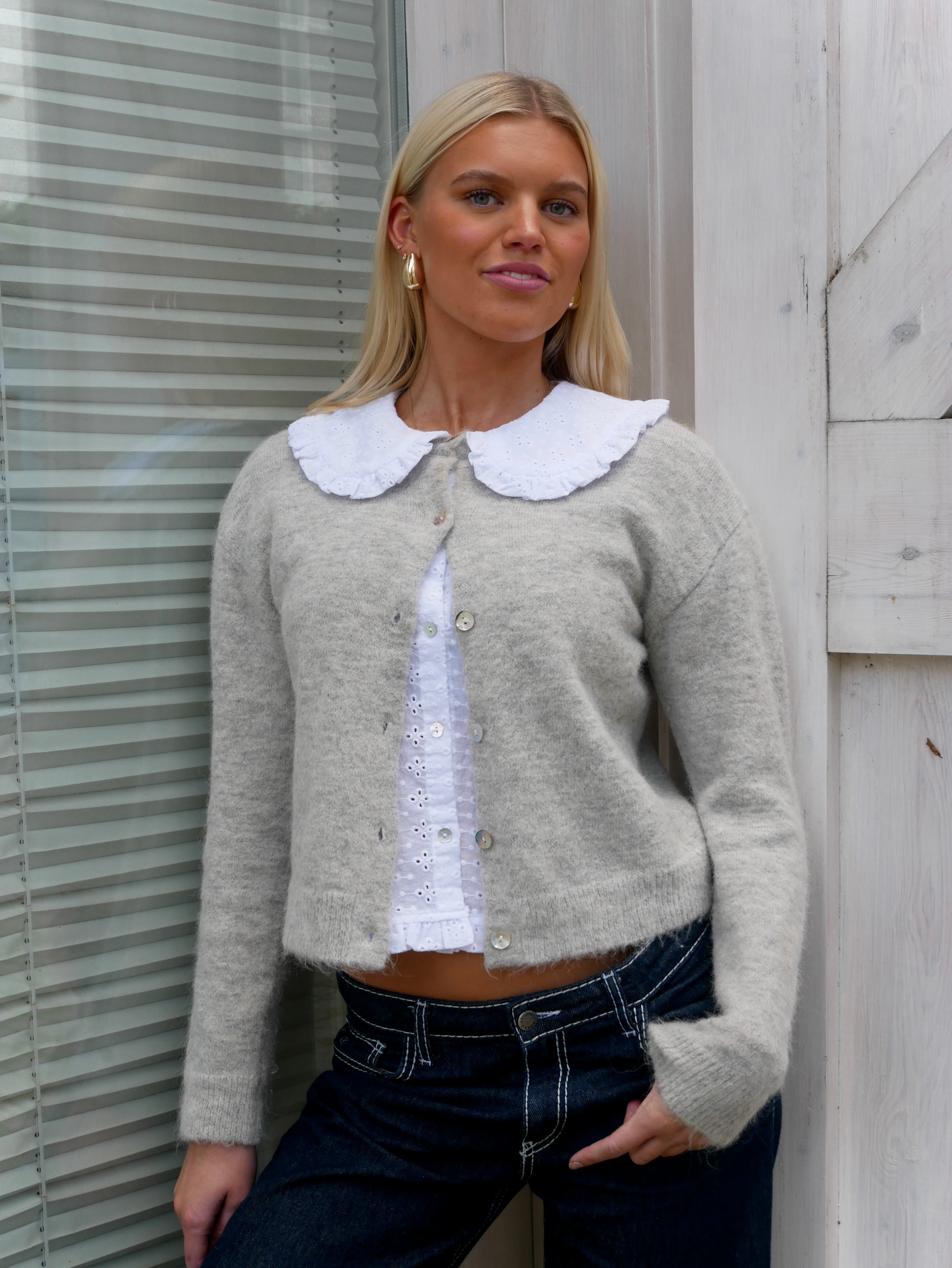 Elsa Cardigan - Light Grey
