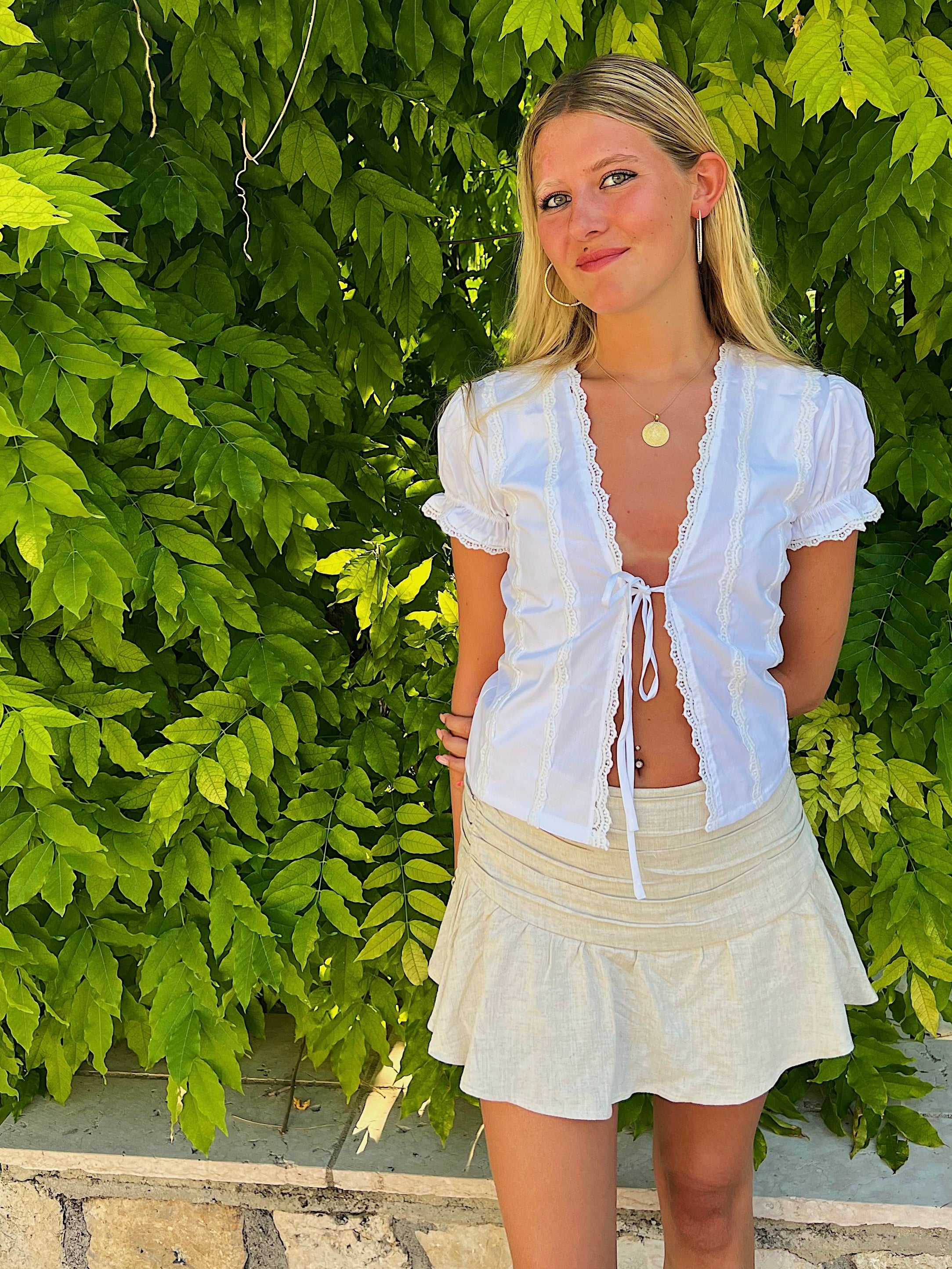 Iris Top - White