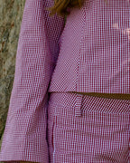 Polly Shorts - Red Gingham